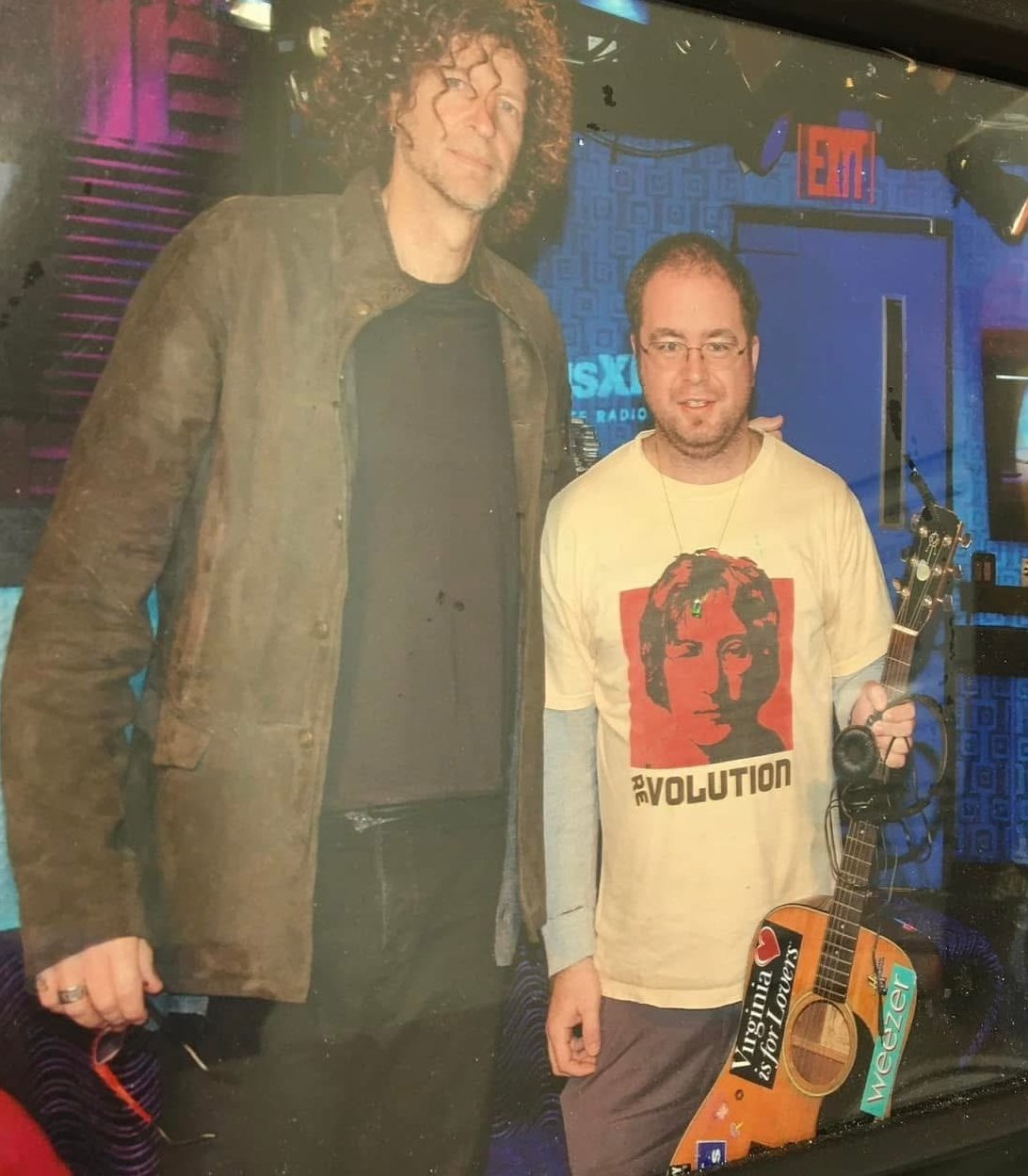 Backstage at SiriusXM after a Stern Show appearance